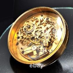 Fancy Engraved Bridge Pocket Watch Movement NON-RUNNING Keywind 1850s-1880s OBO