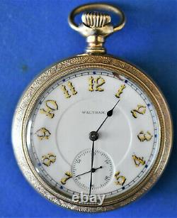 Fancy Gold Dial & Movement Mdl 1892 Waltham 18s P. S. Bartlett 17j Adjusted