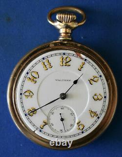 Fancy Gold Dial & Movement Mdl 1892 Waltham 18s P. S. Bartlett 17j Adjusted
