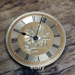 Fehrenback Bros Working Pocket Watch Movement (Rotherhams) With Gold Dial (BS71)