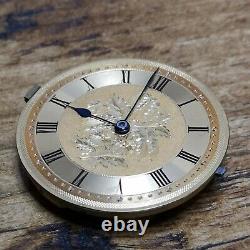 Fehrenback Bros Working Pocket Watch Movement (Rotherhams) With Gold Dial (BS71)