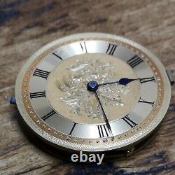 Fehrenback Bros Working Pocket Watch Movement (Rotherhams) With Gold Dial (BS71)