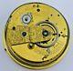 Fine Quality English Fusee Cylinder Repeater Pocket Watch Movement Ticking (r68)