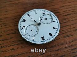 Fly-Back Chronograph Pocket Watch Movement / Dial / Hands for Restoration