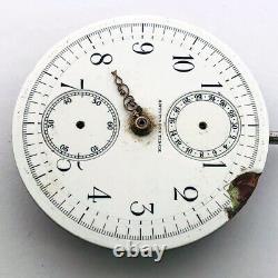 For Part Mechanism Chronograph Dürrstein & Co. Pocket Watch Repair Not Work