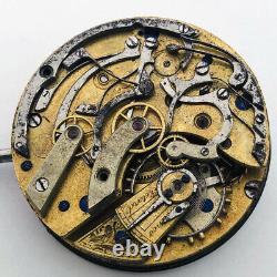 For Part Mechanism Chronograph Dürrstein & Co. Pocket Watch Repair Not Work