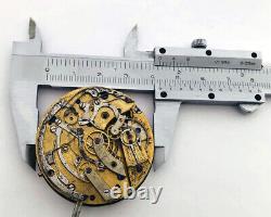 For Part Mechanism Chronograph Dürrstein & Co. Pocket Watch Repair Not Work