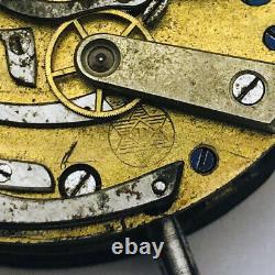 For Part Mechanism Chronograph Dürrstein & Co. Pocket Watch Repair Not Work