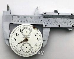 For Part Mechanism Chronograph Dürrstein & Co. Pocket Watch Repair Not Work