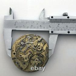 For Part Military Chronograph A. E. G. PRIMA Swiss Pocket Watch Repair Not Work