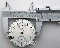 For Part Military Chronograph A. E. G. PRIMA Swiss Pocket Watch Repair Not Work