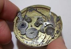For Spares Antique Repeater Pocket Watch Incomplete Movement 45.5 mm Rare