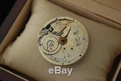 Fully working LeCoultre pocket watch movement