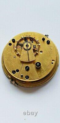 Fusee Pocket Watch Movement with up/ down power indicator