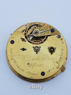 Fusee Up Down Pocket Watch Movement