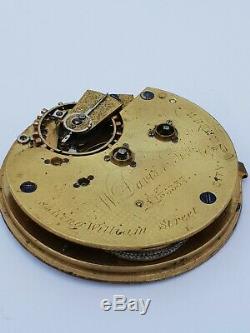 Fusee Up Down Pocket Watch Movement