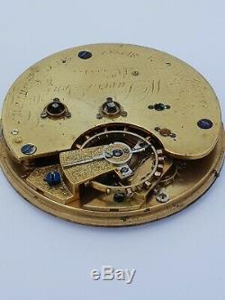 Fusee Up Down Pocket Watch Movement