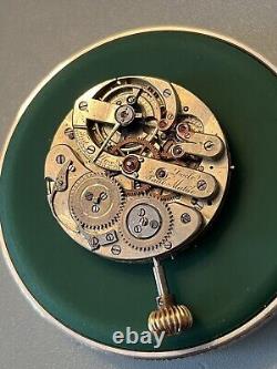 GOOD BALANCE High Grade Wolfs Tooth 8s Paul Matile Locke Pocket Watch Movement