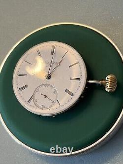 GOOD BALANCE High Grade Wolfs Tooth 8s Paul Matile Locke Pocket Watch Movement