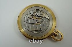 GUBELIN MASSIVE 56 MM POCKET WATCH MOVEMENT BY JAEGER LeCOULTRE ALL ORIGINAL