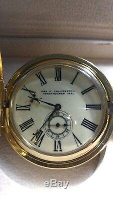 George W. Chatterton Lincoln Pocket Watch 18696 Manual Wind Movement 20 Jewels