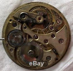 Girard Perregaux Chronometer Pocket Watch movement & dial 41 mm. In diameter