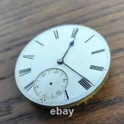 Glasgow Maker Freesprung Fusee Pocket Watch Movement for Repair (W179)