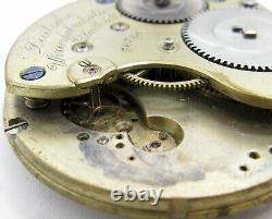 Glashutte pocket watch 16s 15 jewels incomplete movement for part