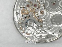 Gorgeous Hamilton 21j High Grade 921 Nickel 10s Pocket Watch Movement, Running