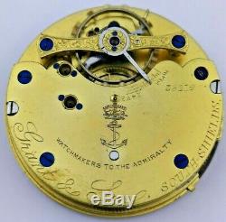 Grant & Son, South Shields Unusual & Quality English Pocket Watch Movement (P52)