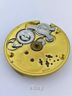 Grant & Son, South Shields Unusual & Quality English Pocket Watch Movement (P52)