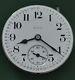 Great Elgin Father Time Railroad 21j 16s Pocket Watch Mvt Mint Monte Dial Runs