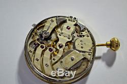 Great Patek Philippe Minute Repeater Pocket Watch Movement, Dial 10 Points