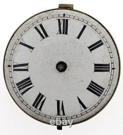 Grocott Holywell English Verge Fusee Pocket Watch Movement Spares Repairs C232