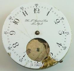 H. N. Squire & Sons Pocket Watch Movement High-Grade Swiss Parts / Repair
