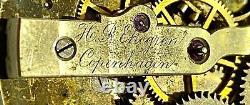 H R Ekegren Retrograde Calendar Moon Phase High Grade Complicated Watch Movement