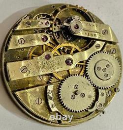 H R Ekegren Retrograde Calendar Moon Phase High Grade Complicated Watch Movement