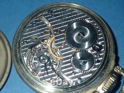 HAMILTON RAILWAY SPECIAL pocket watch10k gold fl case21jewel movement6adj. Runs