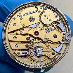 HIGH GRADE MINUTE REPEATER POSSIBLE PATEK PHILIPPE POCKET WATCH MOVEMENT 41mm