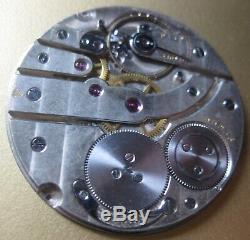 Haas or cartier Open Face Very Thin Pocket movement signed with geneve stamp
