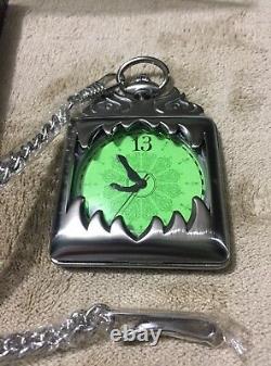 Halloween Disney Haunted Mansion Pocket Watch with goofy backwards movement