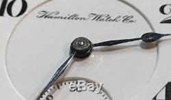 Hamilton 18s 21j 940 Pw Ls Pocket Watch Movement And Dial