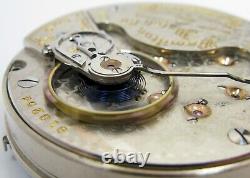 Hamilton 18s Pocket Watch Movement 21 j. Fit OF case Serial 913,254 grade 940