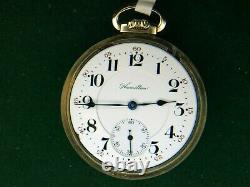 Hamilton 21 Jewel Model 992 Railroad Pocket Watch