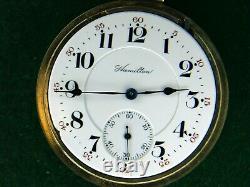 Hamilton 21 Jewel Model 992 Railroad Pocket Watch