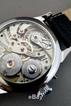 Hamilton 900 Wristwatch. Pocket watch movement conversion