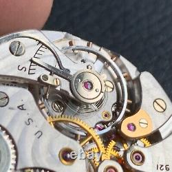 Hamilton Grade 921 10S 21 Jewels Open Face Pocket Watch Movement -PARTS / REPAIR
