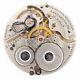 Hamilton Grade 972 16-size 17-jewel Antique Pocket Watch Movement, Keeps Time