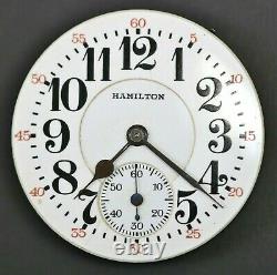 Hamilton Grade 992 Model 2 21 Jewels 16 S Railroad Grade Pocket Watch Movement
