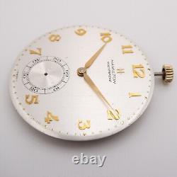Hamilton Masterpiece Cal. 870 17-Jewel Antique Pocket Watch Movement, Keeps Time